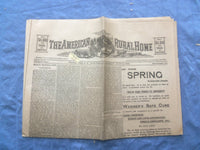 1891 THE AMERICAN RURAL HOME NEWSPAPER - LOT OF 7 - ROCHESTER, NEW YORK - NP 842