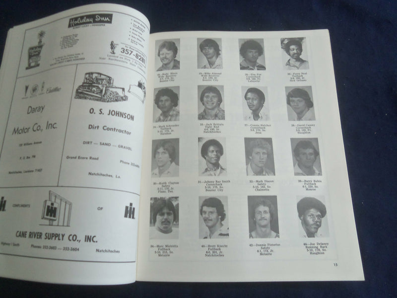 1978 SEP 23 COLLEGE GAME PROGRAM- NW STATE UNIV VS MCNEESE STATE UNIV - ST 6044I