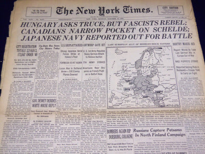 1944 OCT 16 NEW YORK TIMES - ROMMEL DEATH REVEALED BY NAZIS - NT 2804