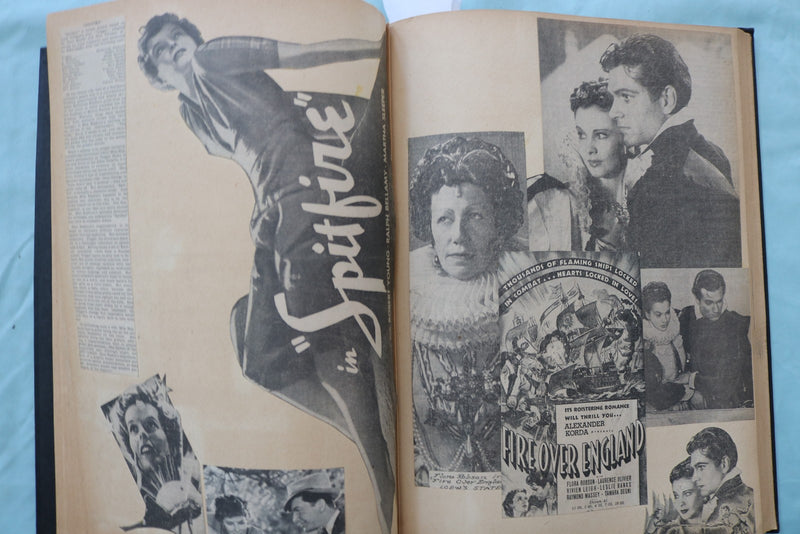 1930'S MOVIE NEWSPAPER REVIEW SCRAPBOOK - GONE WITH THE WIND - E 26494
