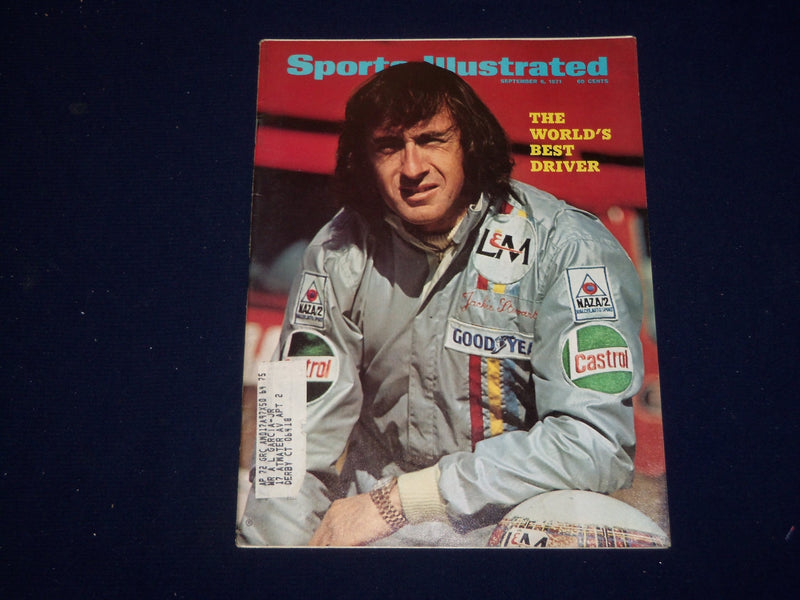 1971 SEPTEMBER 6 SPORTS ILLUSTRATED MAGAZINE - JACKIE STEWART COVER - SP 9648