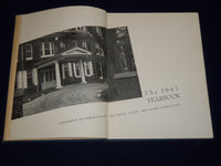 1947 SHIPLEY SCHOOL YEARBOOK - BRYN MAWR PENNSYLVANIA - PHOTOS - YB 801