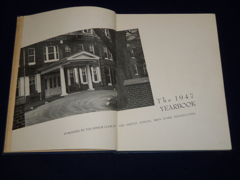 1947 SHIPLEY SCHOOL YEARBOOK - BRYN MAWR PENNSYLVANIA - PHOTOS - YB 801