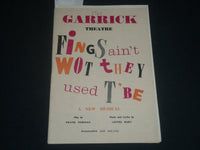 1960 FEBRUARY 11 FINGS AIN'T WOT THEY USED T'BE GARRICK PROGRAM - J 4285