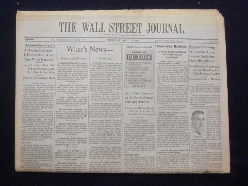 1999 APRIL 8 THE WALL STREET JOURNAL - DAVID PAUL, S&L CROOK - WJ 337