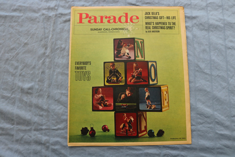1965 DEC 19 PARADE SUNDAY CALL-CHRONICLE - ALLENTOWN, PA -FAVORITE TOYS- NP 8483