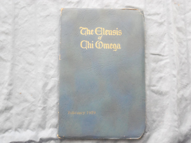 1959-1972 THE ELEUSIS OF CHI OMEGA QUARTERLY MAGAZINE - LOT OF 3 - KD 9365