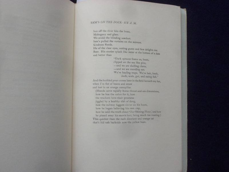 1970 DIVE SOFTCOVER BOOK BY CARL MORSE - POETRY - K 180