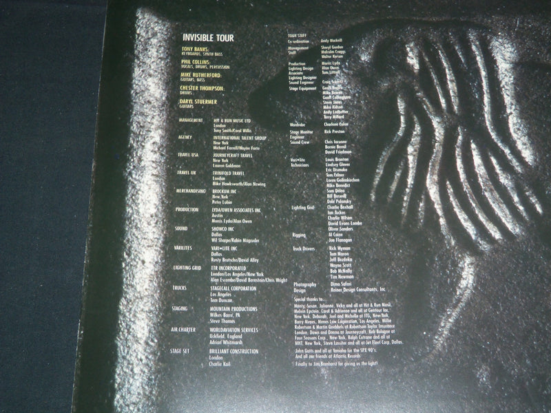 1986-1987 GENESIS INVISIBLE TOUR PROGRAM - GREAT PHOTOS - SP 3214H
