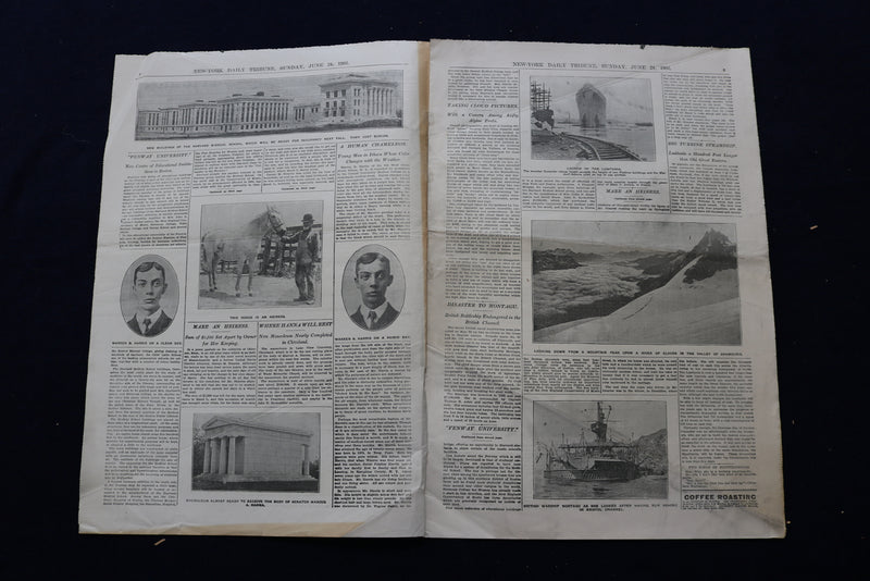 1906 JUNE 24 NEW-YORK TRIBUNE PHOTO SECTION - PEEKSKILL STATE CAMP - NP 8883