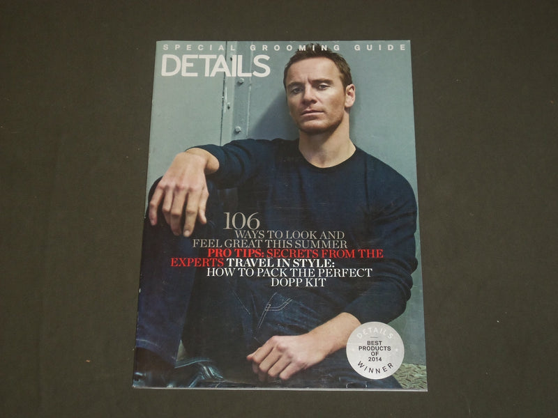 2014 JUNE/JULY DETAILS MAGAZINE - MICHAEL FASSBENDER COVER - B 1670