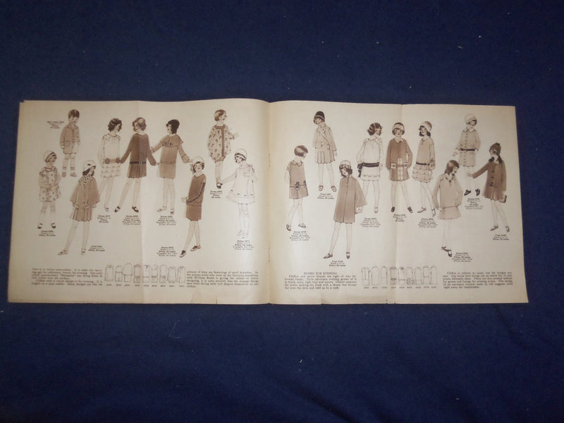 1926 WINTER LEADING STYLES IN MCCALL PRINTED PATTERNS BROCHURE - J 9774