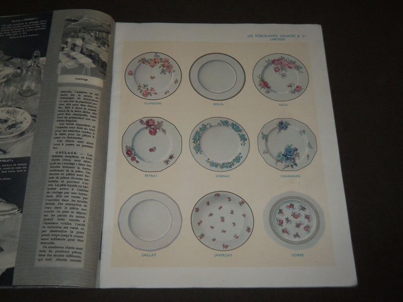 1950'S SALMON & LIMOGES CIE LES PORCELAINES FRENCH CATALOGUE - FR 503