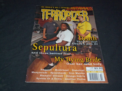 1998 TERRORIZER MAGAZINE - SEPULTURA - SP 6057