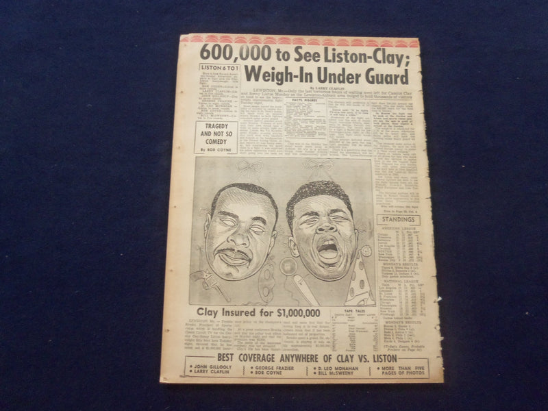 1965 MAY 25 BOSTON RECORD AMERICAN NEWSPAPER-WILLIS BILL WINS KEY TEST - NP 6298