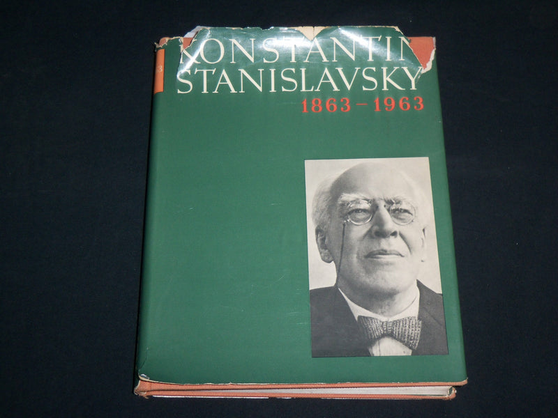 1963 KONSTANTIN STANISLAVSKY 1863-1963 HARDCOVER BOOK - KD 7069