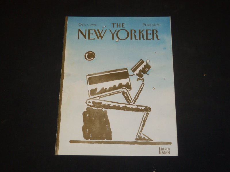 1991 OCTOBER 7 THE NEW YORKER MAGAZINE - ILLUSTRATED COVER - NY 1503