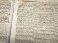 1841 AUGUST 28 PORTLAND TRIBUNE NEWSPAPER - U. S. FISCAL BANK - TYLER - NP 4834