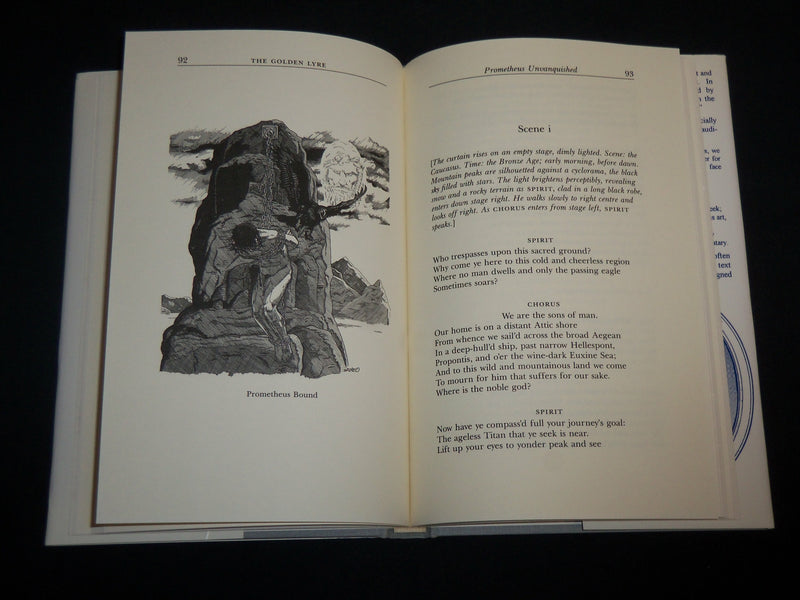 1996 THE GOLDEN LYRE PLAYS & SATIRES HARDCOVER BOOK BY L. J. FATTOROSI - KD 7100