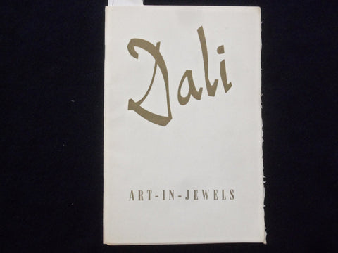 1964 DALI ART-IN-JEWELS SOFTCOVER BOOK - K 185