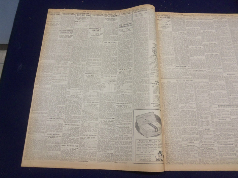 1920 DECEMBER 31 NEW YORK TIMES - SECOND OPERATION TO RELIEVE CARUSO - NT 8487