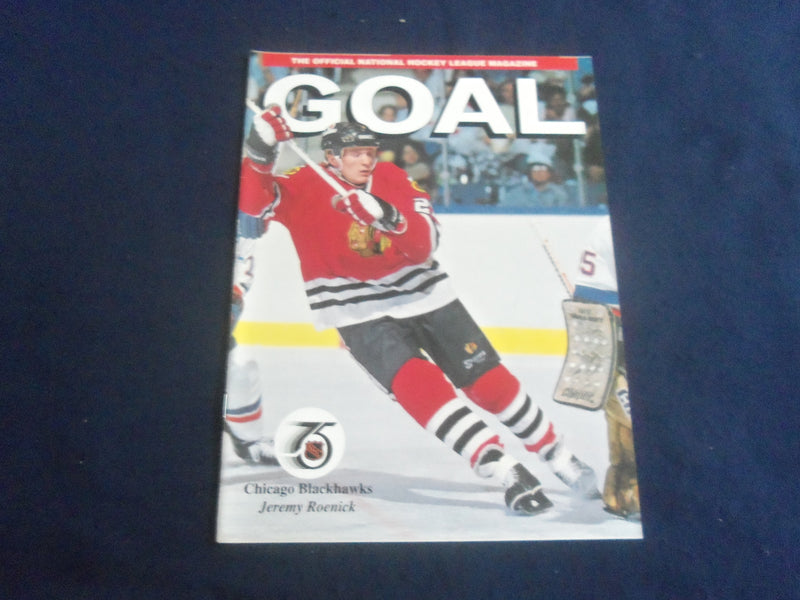 1991 NHL GOAL MAGAZINE - JEREMY ROENICK COVER - VOLUME XIX, ISSUE 6 - SP 6483R