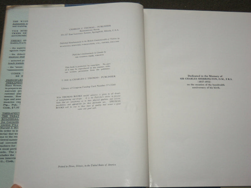 1958 THE CLINICAL PHYSIOLOGY OF PHYSICAL FITNESS HARDCOVER BOOK - KD 6213
