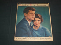 1961 JANUARY 15 THE AMERICAN WEEKLY NEWSPAPER - JOHN & JACKIE KENNEDY - NP 3535