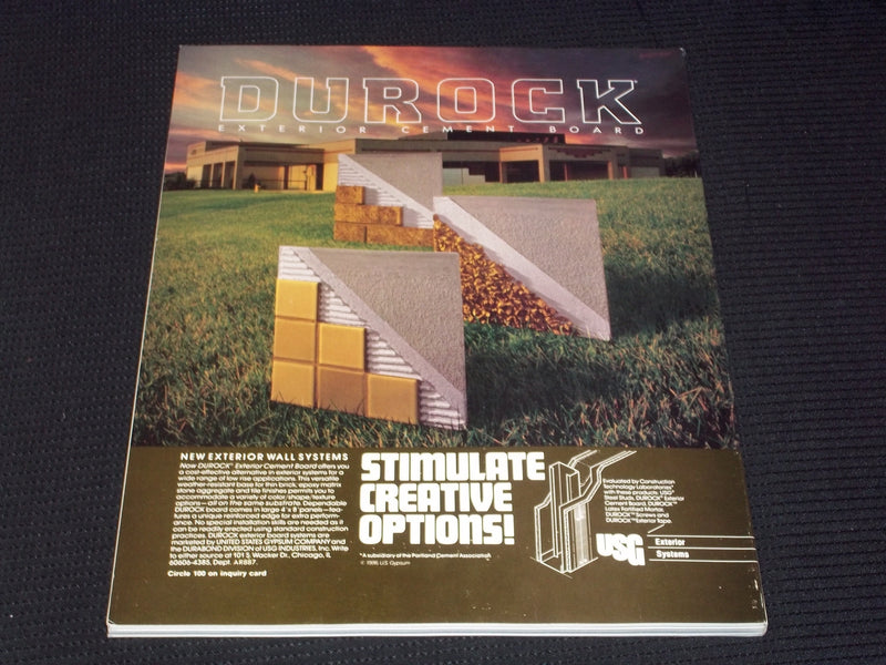1987 AUGUST ARCHITECTURAL RECORD MAGAZINE - RECREATIONAL FACILITIES - E 2923