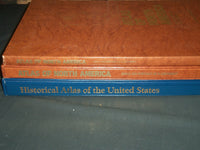 1985-1988 NATIONAL GEOGRAPHIC SOCEITY ATLAS LOT OF 4 GREAT COLOR MAPS - KD 664A
