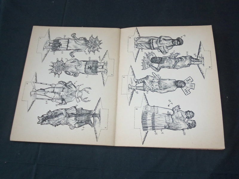 1948 & 1952 AMERICAN INDIAN READ-CUT AND COLOR BOOKS - LOT OF 3 - O 2618A