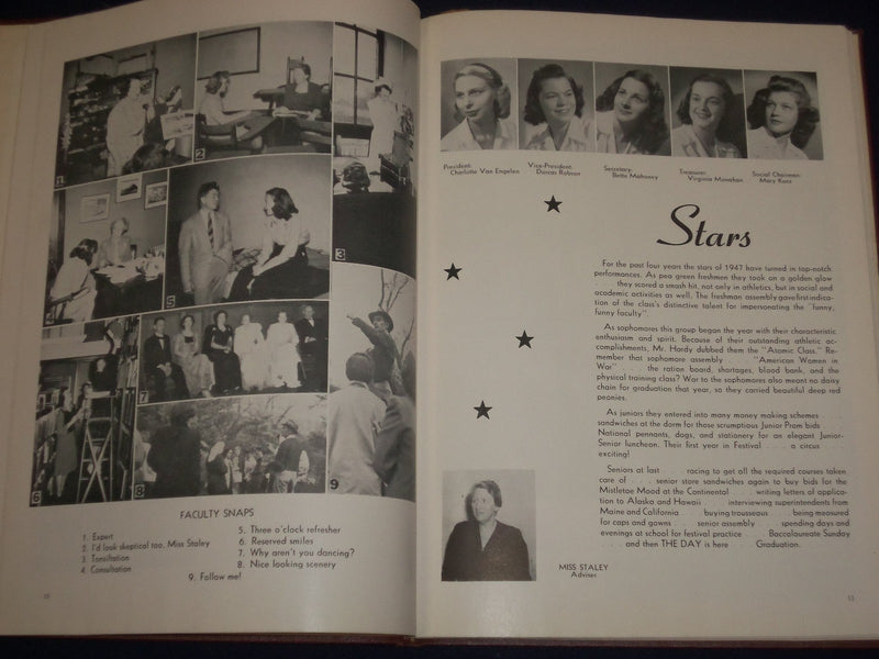 1947 THE NATIONAL COLLEGE OF EDUCATION YEARBOOK - EVANSTON ILLINOIS - YB 842