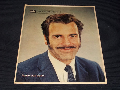 1967 APRIL 27 SUNDAY NEW YORK NEWS COLOROTO MAGAZINE - MAX SCHELL - E 13055