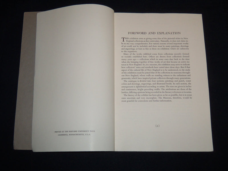 1939 ART IN NEW ENGLAND PAINTINGS DRAWINGS PRINTS CATALOGUE - J 9027
