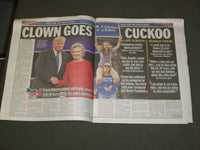 2016 SEPTEMBER 27 NEW YORK DAILY NEWS - CLINTON VS. TRUMP PRESIDENTIAL DEBATE