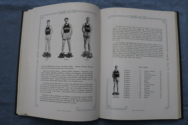 1923 THE SARGASSO EARLHAM COLLEGE YEARBOOK - RICHMOND, INDIANA - YB 3425