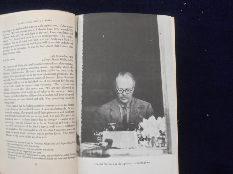 1966-68 HAROLD NICOLSON DIARIES AND LETTERS HARDCOVER BOOKS - LOT OF 3 - KD 8823