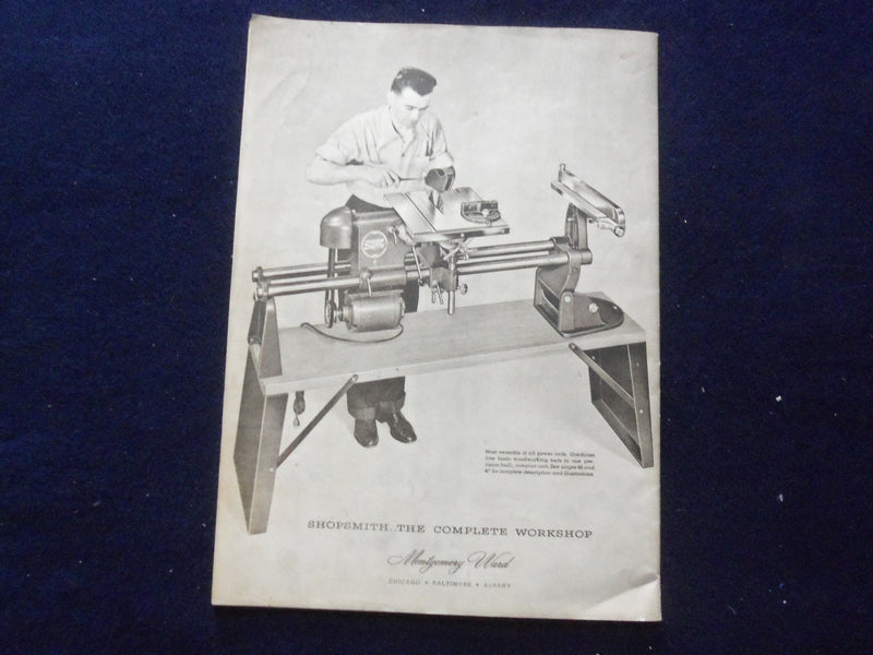 1950-1951 MONTGOMERY WARD POWR-KRAFT POWER TOOL AND WELDING CATALOG - J 8484