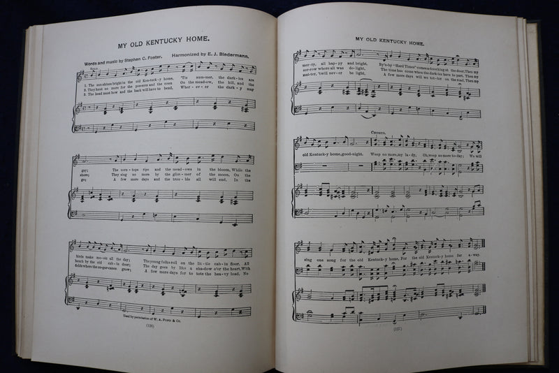1918 UNIVERSITY OF ILLINOIS SONG BOOK - HARDCOVER BOOK - KD 9542