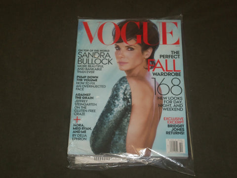 2013 OCTOBER VOGUE MAGAZINE - SANDRA BULLOCK - B 2584