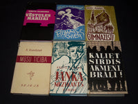 1960'S-1970'S ASSORTED ESTONIAN - LATVIAN BOOKS LOT OF 43 - HARDCOVER - KD 59