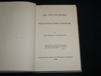 1959 ART OUT OF DOORS HARDCOVER BOOK BY MRS. SCHUYLER VAN RENSSELAER - KD 6948