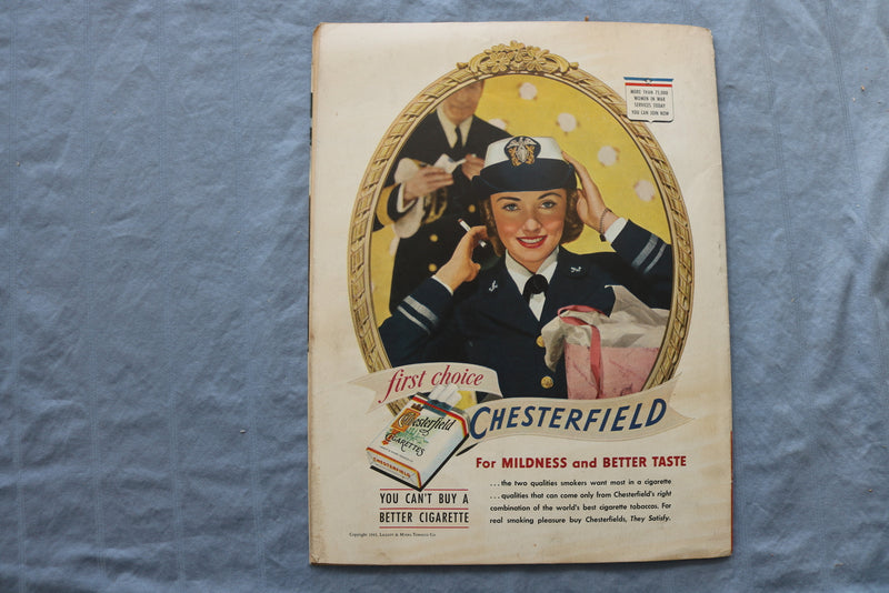 1943 JUNE MOTION PICTURE COMBINED W/HOLLYWOOD MAGAZINE - GINGER ROGERS- ST 1003I