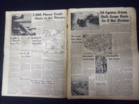 1944 MAY 28 NEW YORK SUNDAY MIRROR - YANKS SHELL MAIN NAZI ESCAPE ROAD - NP 2266
