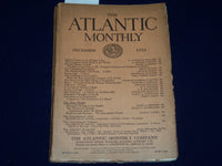 1923 DECEMBER THE ATLANTIC MONTHLY MAGAZINE - MAXFIELD PARRISH AD - ST 5496