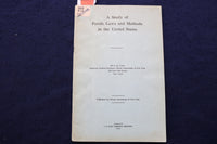 1922 STUDY OF PAROLE LAWS AND METHODS IN THE UNITED STATES SOFTCOVER BOOK- K 916