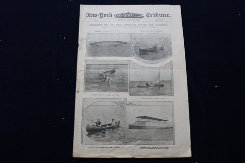 1906 JULY 22 NEW-YORK TRIBUNE PHOTO SECTION - GRAVESEND BAY - NP 8887
