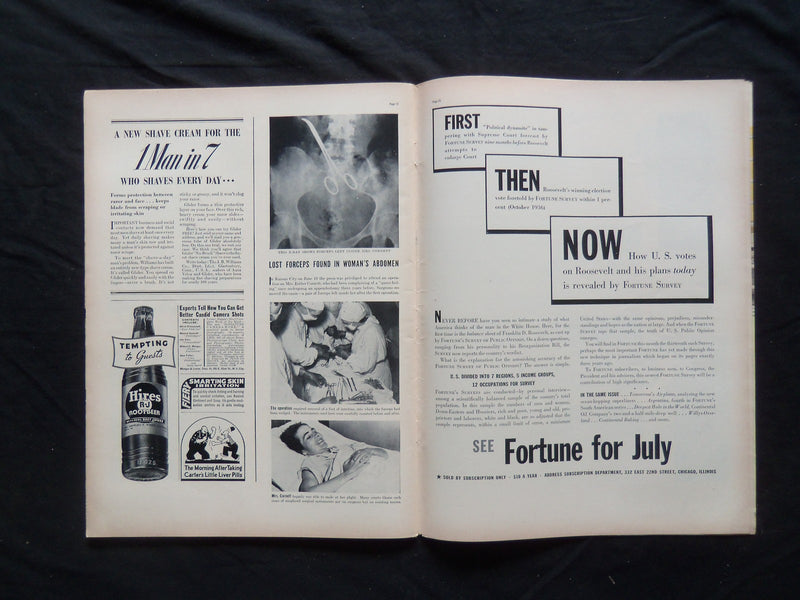 1938 JUNE 27 LIFE MAGAZINE - FRANKLIN ROOSEVELT- L 84