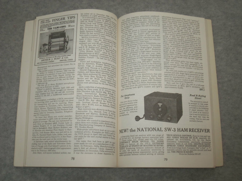 1981 FIFTY YEARS OF A.R.R.L. - 1ST EDITION, 3RD PRINTING - J 6344