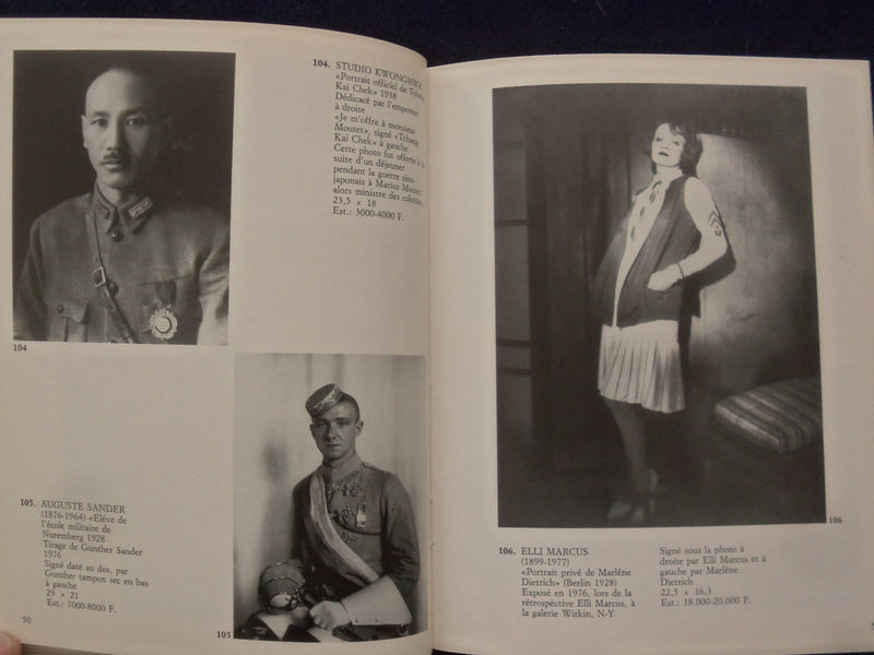 1990 DROUOT RICHELIEU SALLE 10 HARDCOVER BOOK - PHOTOGRAPHIES - FRENCH - KD 8870